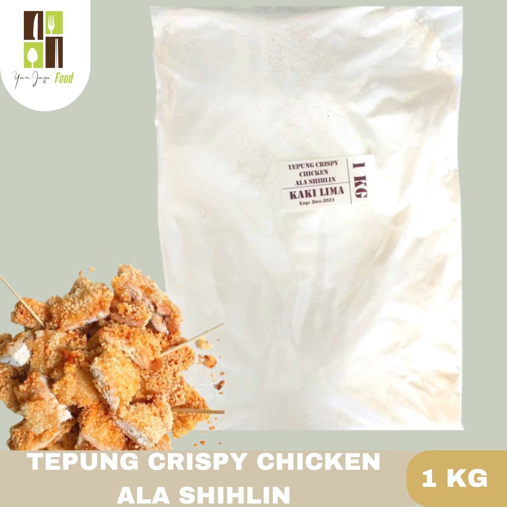 

Konter Makanan Tepung Crispy Chicken Ala Shihlin/Kaki Lima 1Kg/500G[Repack]