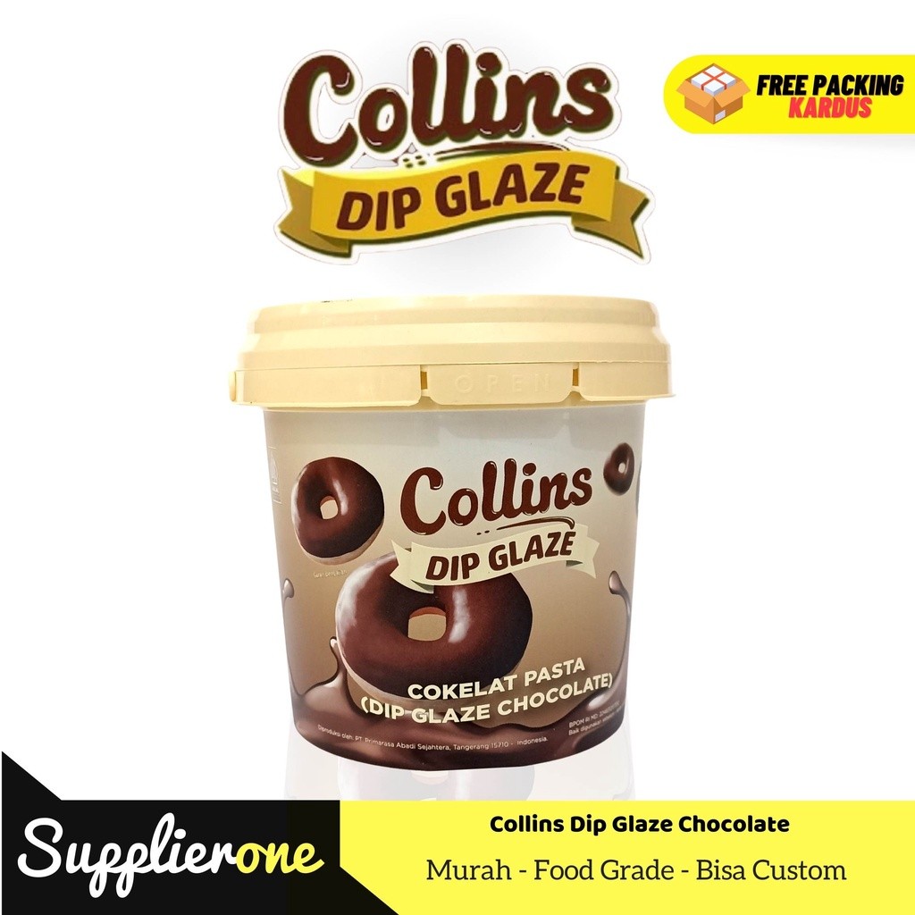 

Konter Makanan Collins Dip Glaze 1 Kg / Collins Choco Crunchy / Collins Coklat / Collins Tiramisu /
