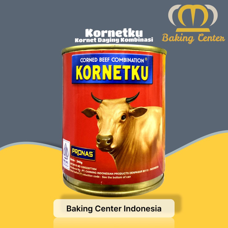 

Konter Makanan Kornetku Kornet Daging Sapi Kombinasi 340G