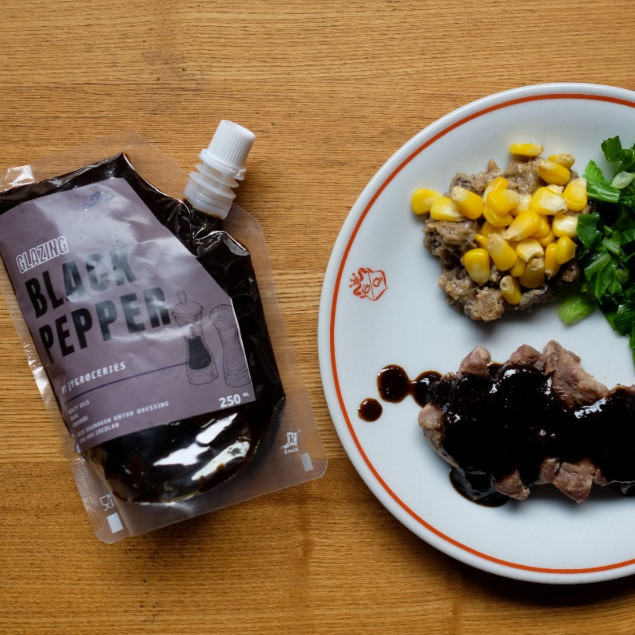 

Sensasi Lezat Saos Saus Glazing Blackpepper Halal Sauce 250Ml