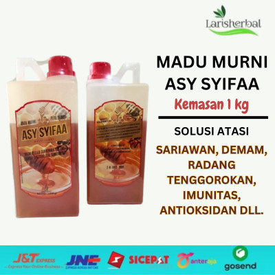 

Sensasi Lezat Madu Murni Pure Honey Asy Syifa 1Kg / Madu Murni Plus Propolis