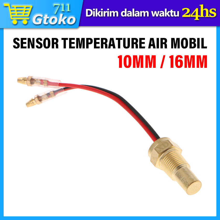 Sensor Water Temperature Air Digital Indikator Suhu Mobil Truk Sensor Suhu Air Radiator Universal