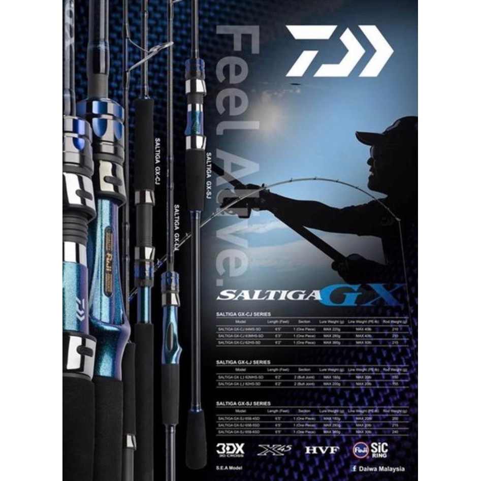 Joran Daiwa Saltiga GX CJ 64MS-SD