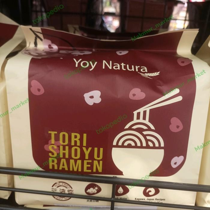 

Kualitas Terjamin Yoy Natura Shoyu Ramen 6X147Gr