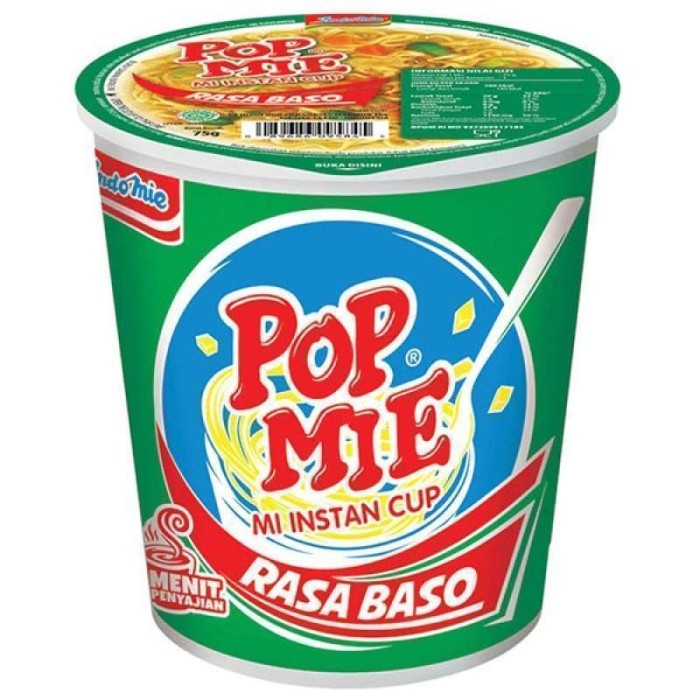 

Best Seller Pop Mie Rasa Baso 75G ( 1 Dus )