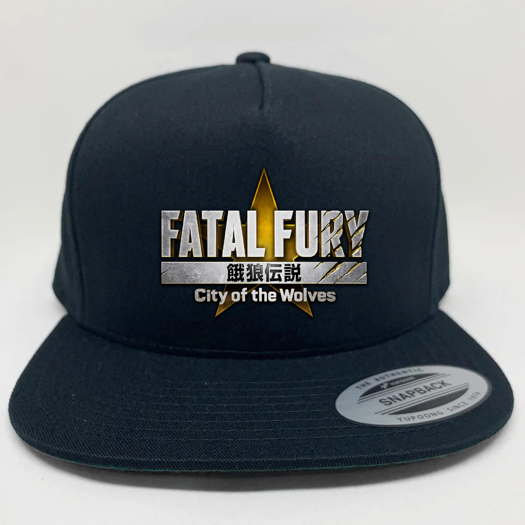 Topi snapback Fatal Fury City of the Wolves Gaming Fighting