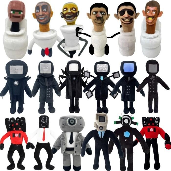 Mainan Boneka Skibidi Toilet Mainan Mewah Lucu Prank Game