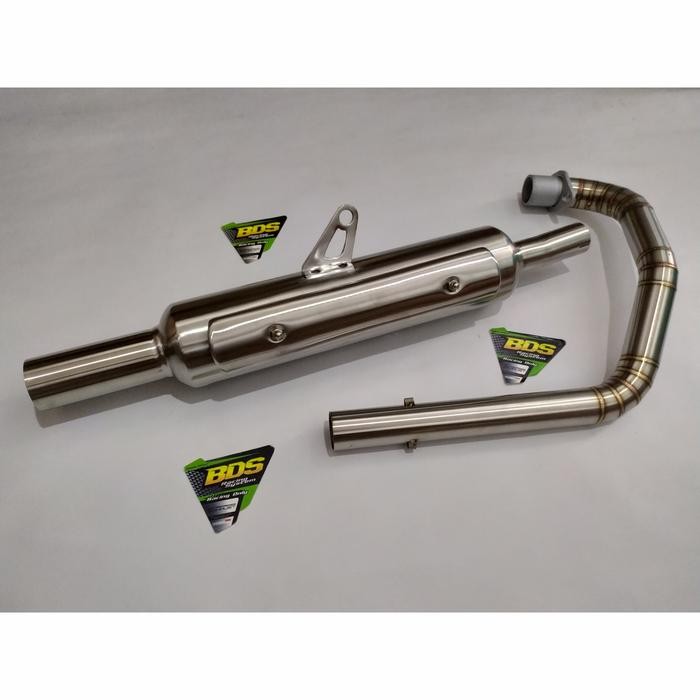 Knalpot Custom Kawasaki W175 Stainless Fullsystem