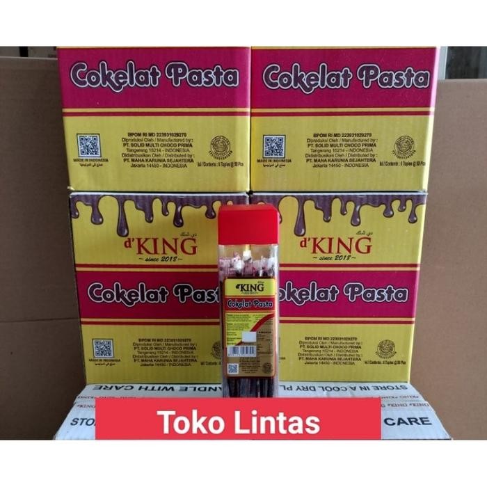 

Cokelat Pasta d'King Coklat Cair Lumer 1 Toples isi 50 PC New