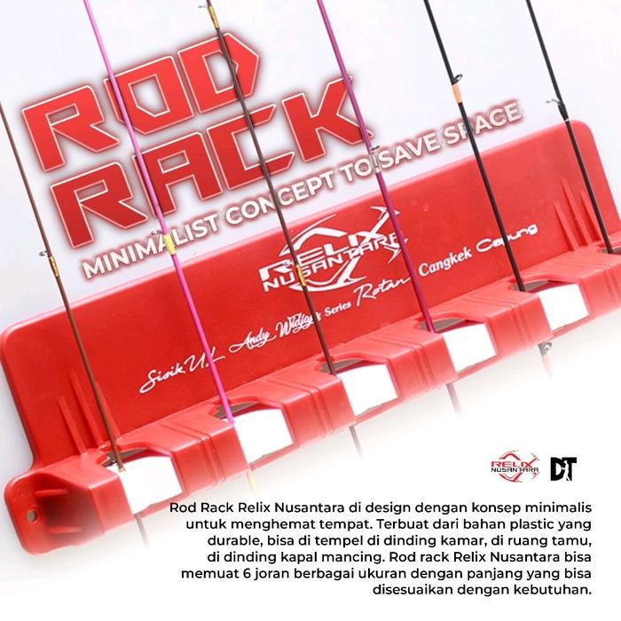 Produk Rod Rack atau Tempat Joran Pancing Relix Nusantara Murah