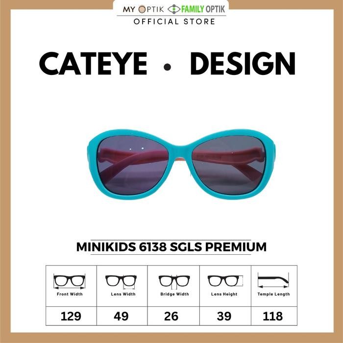 Myoptik - Kacamata Hitam Anak Mini 6138 - Anti UV 400