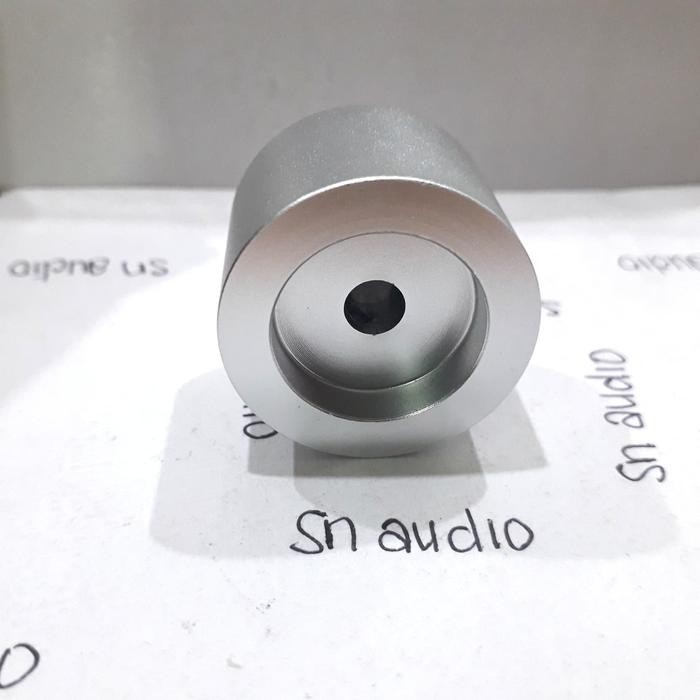 Gass. Knop Potensio Aluminium Solid