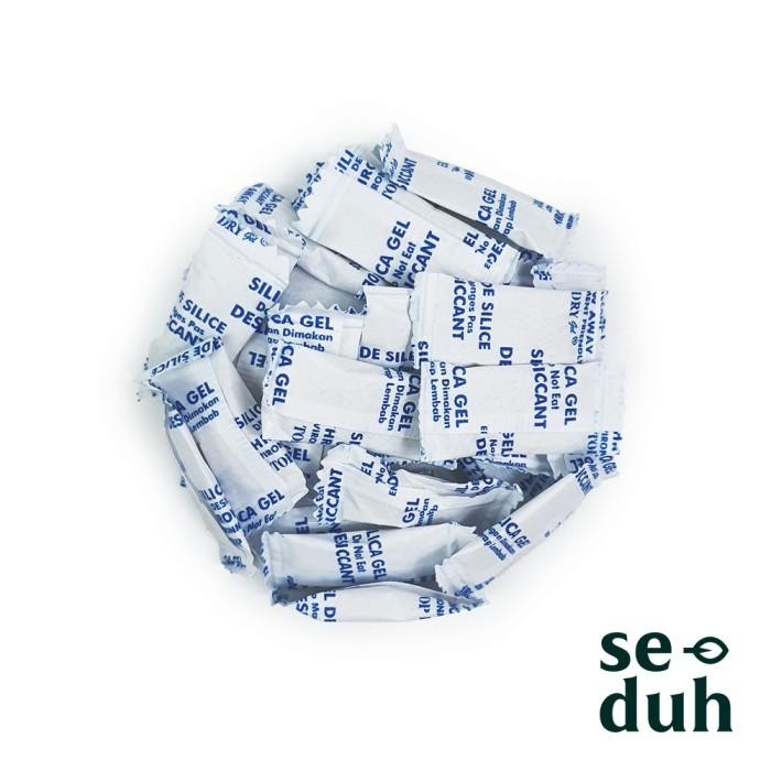 

NATURAL Silica Gel Food Grade 0.5 Gram / Silika Gel untuk makanan PREMIUM