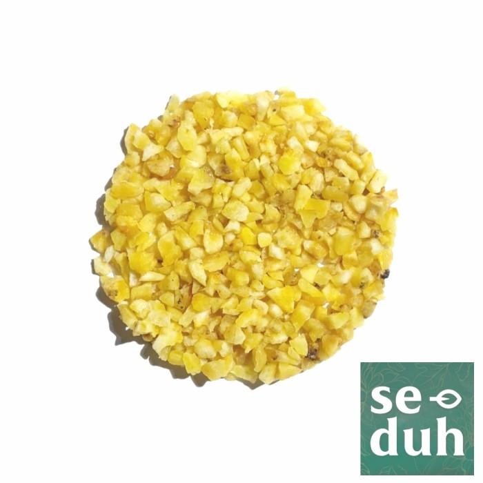 

Buah pisang kering dadu / freeze dried banana fruit dice 50 gram PREMIUM