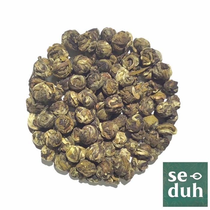 

Dragon Pearl Jasmine Tea / Hand Rolled Jasmine Green Tea 250 gram PREMIUM