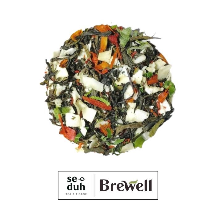 

COCO PANDAN Tea Blend - Green Tea Coconut Pandan Sappan Wood PREMIUM