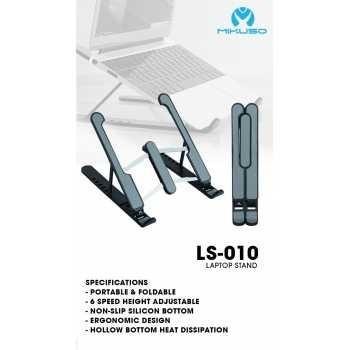 NEW.. STAND LAPTOP MIKUSO LS-010 LAPTOP STAND PORTABLE AND FOLDABLE ANTI SLIP