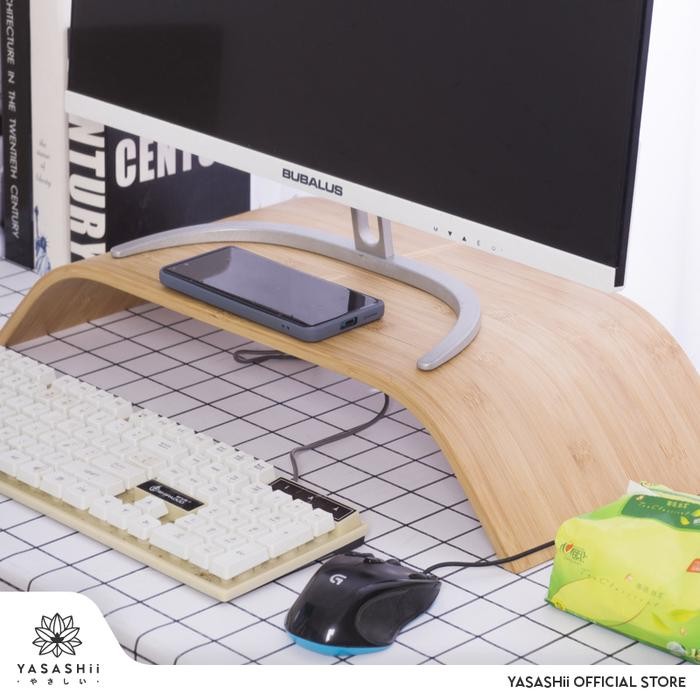 MASIH READY PREMIUM MONITOR STAND RISER DESK SHELF MEJA MONITOR LAPTOP UNIVERSAL