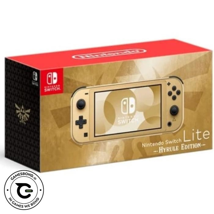 Nintendo Switch Lite Console Hyrule Zelda Gold Edition