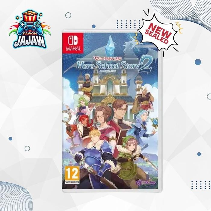 Valthirian Arc: Hero School Story 2 Nintendo Switch Lite V1 V2 OLED Game Kaset Catridge