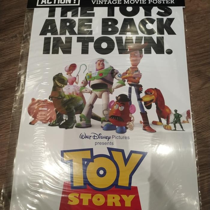 POSTER FILM VINTAGE JADUL TOY STORY