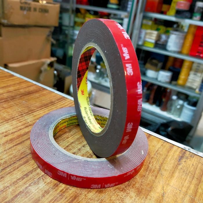 

ORIGINAL 3M VHB Abu" 4900 Perekat Aksess Mobil Talang Mobil/Motor Ukuran 10mm x 4,5M READY STOCK