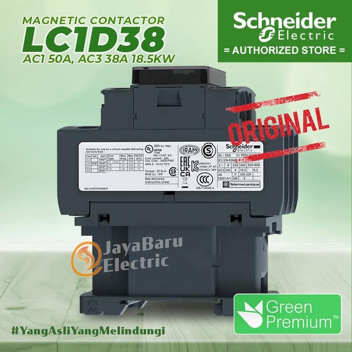 SCHNEIDER KONTAKTOR CONTACTOR LC1D38 24V 42V 48V 110V 220V 380V LC1D38B7 LC1D38D7 LC1D38E7 LC1D38F7