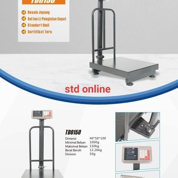 TIMBANGAN DUDUK DIGITAL 150KG MATRIX TDO150 TERMURAH