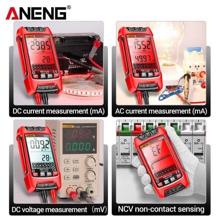 ANENG DIGITAL MULTIMETER MULTITESTER VOLTAGE TESTER BURN PROOF - SZ02