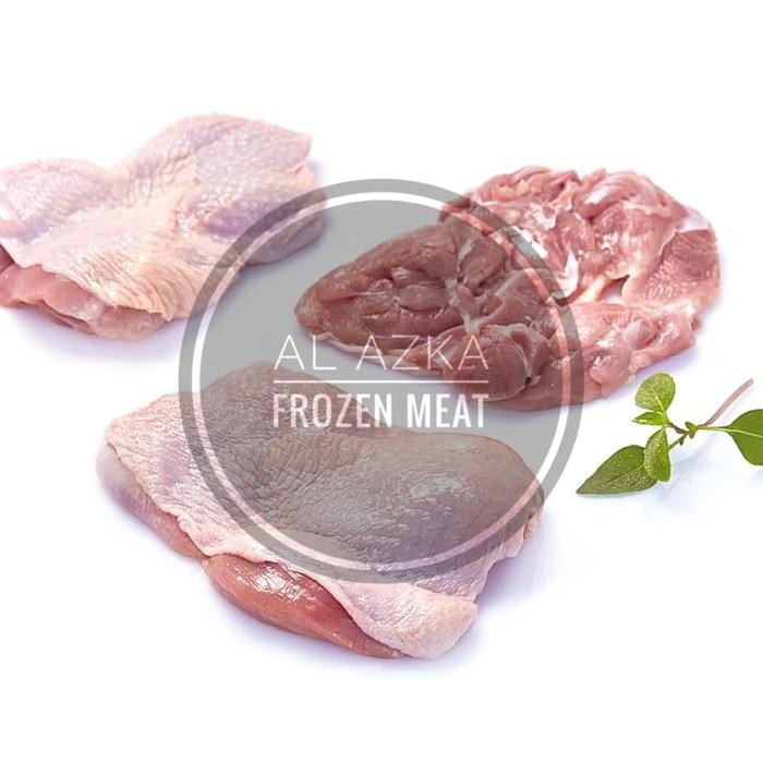 

Paha Ayam Fillet Kulit / Boneless Paha Kulit / BLP Kulit 1 Kg. New