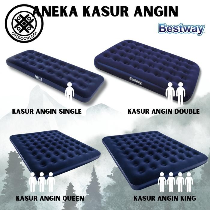 -Aneka Bestway Kasur Angin Kasur Kasur Angin Pompa Kasur Lipat Kasur Camping Kasur Pompa Kasur Tiup