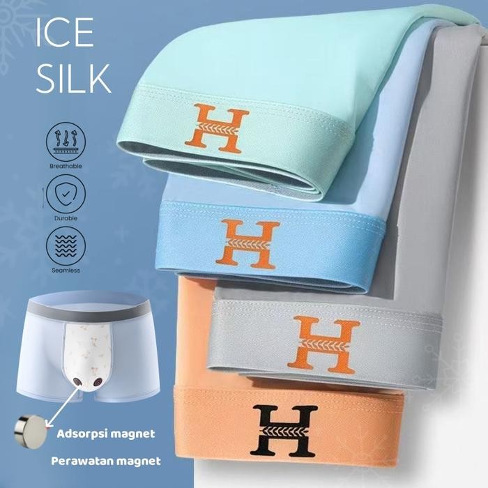 Celana Dalam Terapi Keperkasaan Kesehatan Magnet MagneticTHERAPY HEALTH CARE BOXER Celana Boxer Pria