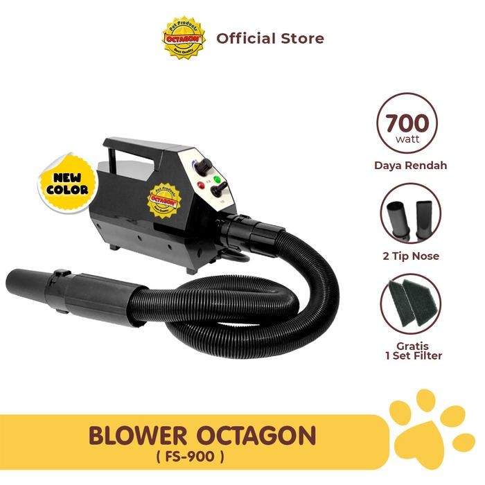 Blower Octagon FS-900 Pet Blower Daya Rendah Low Watt Blower Anjing Kucing