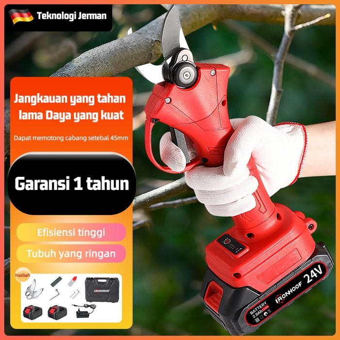 Electric Gunting Rumput Gunting Pohon Ranting Gunting Pangkas Listrik