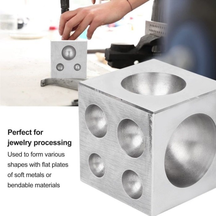 Alat Tukang Perhiasan Alat Pengrajin Emas Dengan 18 Lubang Bulat Penuh