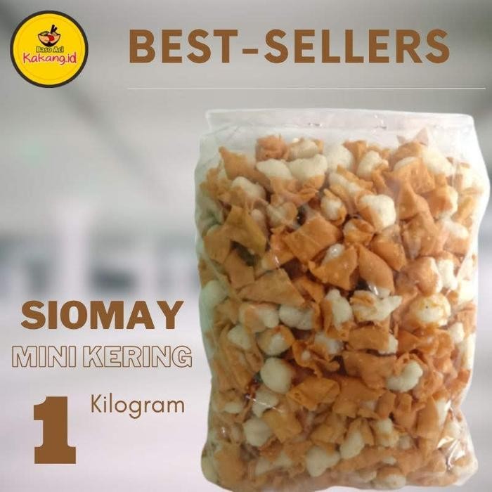 

Siomay Mini Kering 1kg Toping Cuanki Baso Aci Seblak Keripik Snack Cemilan Pedas keripik Makanan