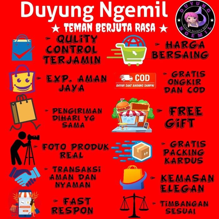 

[1Kg] Makaroni Bantet Pedas Khas Daerah / makaroni balado Duyung Ngemil - makanan ringan snack