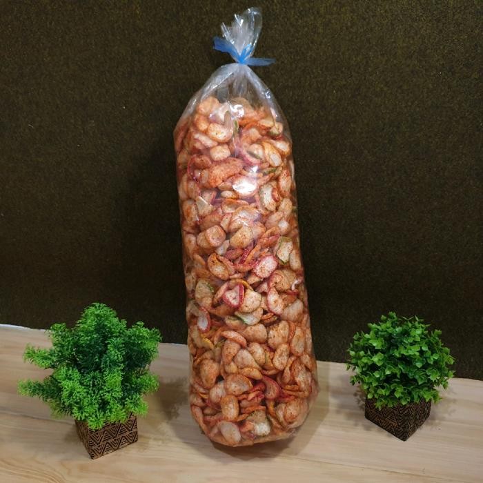 

Cemilan Krupuk Seblak 1kg Krupuk Bumbu Seblak Pedas Gurih Renyah