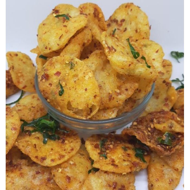 

Keripik Cireng Pedas 1Kg Camilan Cemilan