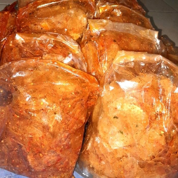 

Kripca Cemilan Keripik Kaca pedas daun jeruk 1kg