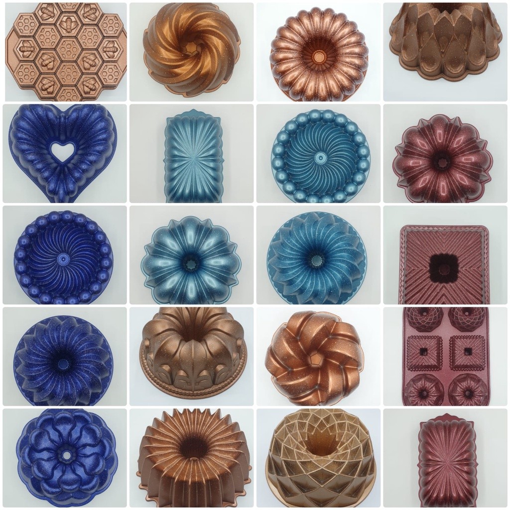 Loyang Kue Baking Pan Cetakan Kue Cake Pan Bundt Pan Marble Pan Elegan Loyang Kue Bolu Sultan Anti