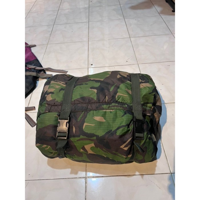 Sleeping bag jatah tni loreng tactical sb kantung tidur mummy polri second