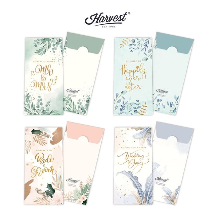 

GotSeef Amplop / Angpao Wedding Harvest isi 6 Glam Wedding