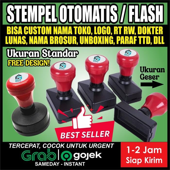 

GotSeef TERMURAH STEMPEL WARNA STEMPEL JADI TINGGAL CAP UKURAN STANDARD