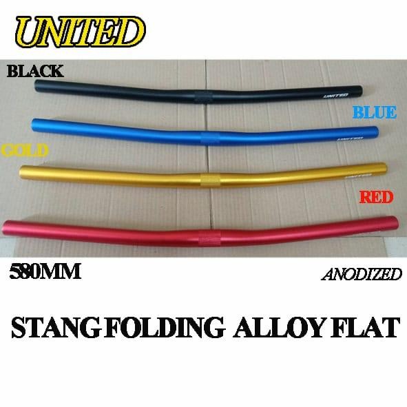 Handle Bar Folding Raze Flat Bar 580Mm Alloy #Gratisongkir