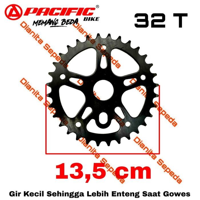 Gir Depan Sepeda Bmx 32T Crank Gear Piringan 32 T Pacific Kecil #Gratisongkir