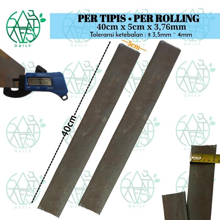 (40cm x 5cm) Per Rolling Per Daun Tipis Bahan Sabit Pisau