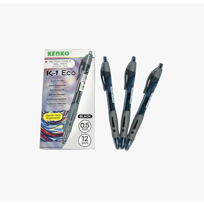 

Bentley - Kenko Pulpen K-1 Retractable Gel Pen 0.5Mm - Lusin