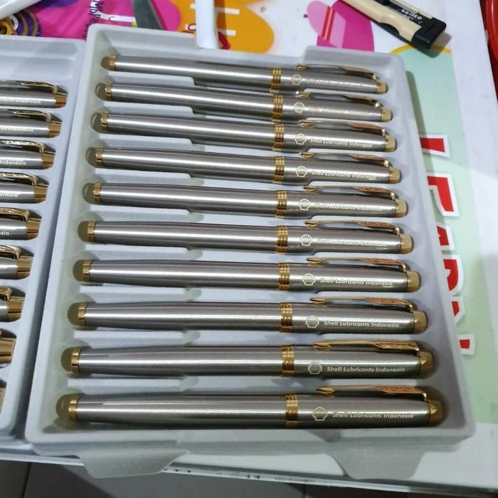 

Bentley - Pulpen Parker Original New Im Brushed Metal Custom Grafir Nama