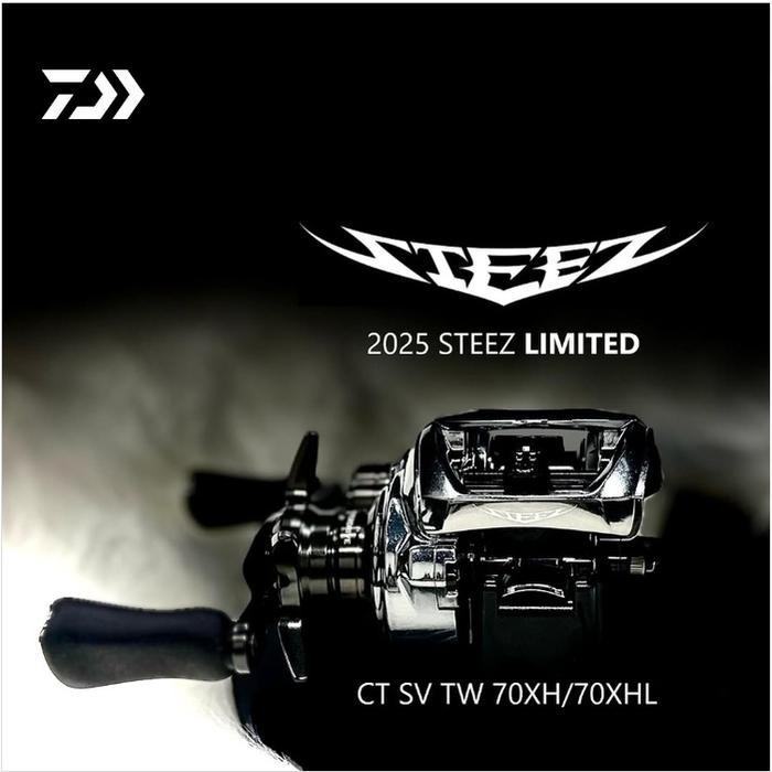 Sale Terbatas Daiwa 2025 Steez Limited Ct Sv Tw 70 Baitcasting Bc Reel Pancing Aman